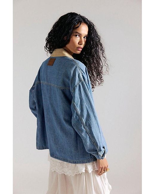 Free People Blue Lemon Denim Jacket