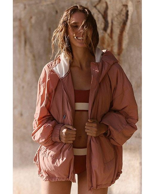 Fp Movement Brown Explore More Fleece Jacket