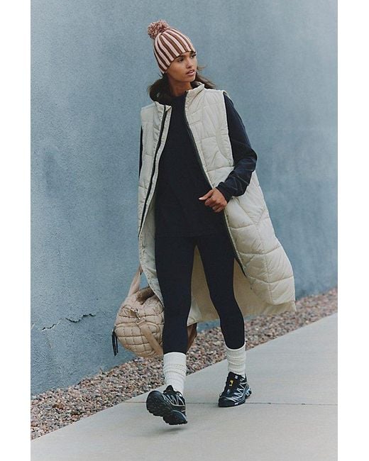 Fp Movement On The Move Packable Puffer Vest in Natural | Lyst