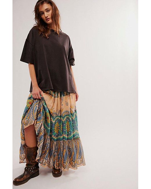 Free People Multicolor Super Thrills Convertible Maxi Skirt