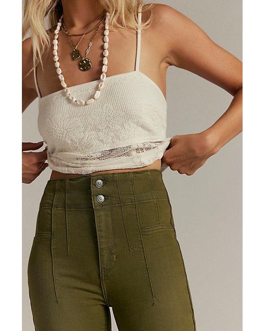 Free People Natural Jayde Flare Jeans
