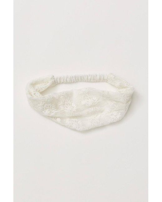 Free People Black Xl Solana Lace Headband