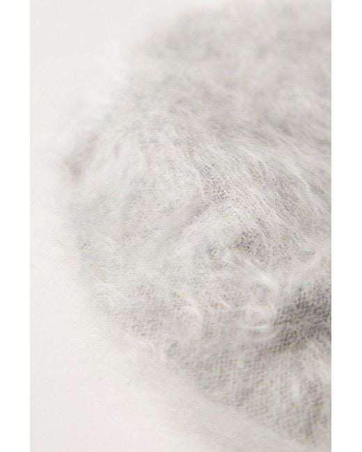 Free People Gray Chic Cashmere Beret