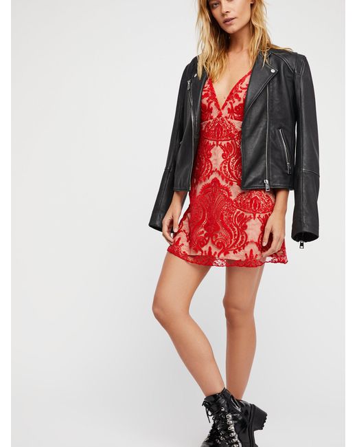 Night shimmers clearance mini dress red