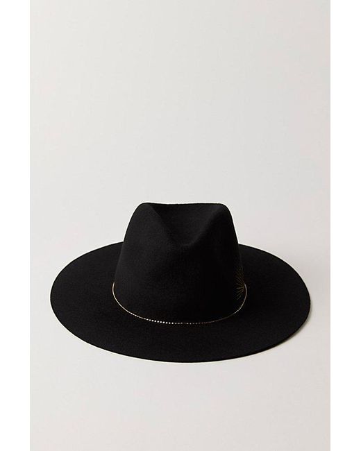 Van Palma Black Basile Wool Felt Hat