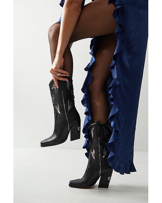 Free People Blue Sparks Fly Cowboy Boots