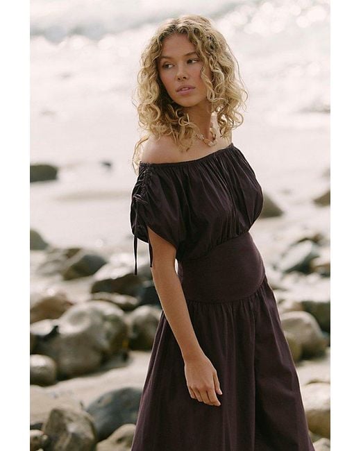 free-est Black Ambrose Cotton One-Piece Jumpsuit By