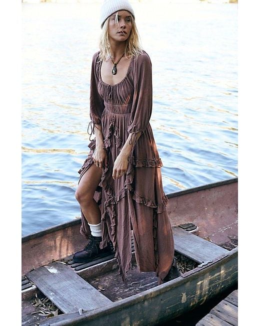 Free People Brown In Your Dreams Maxi