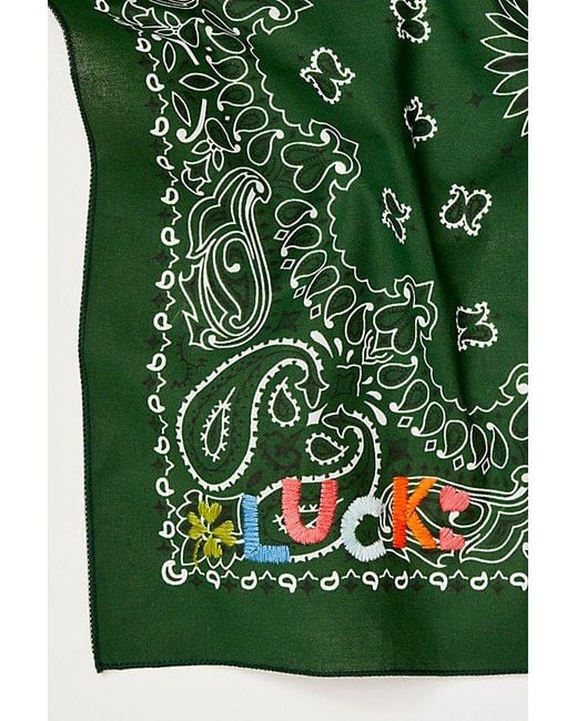 Free People Green Call It By Your Name Bandana