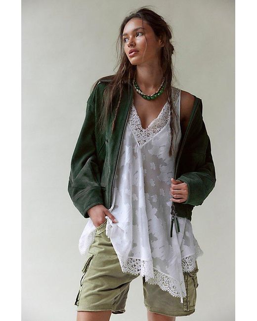 Free People Brown Maybe Baby Mini Slip Dress