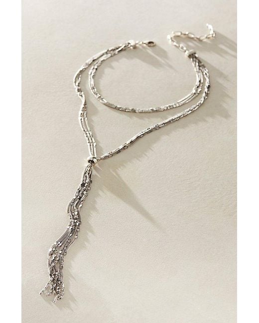 Free People Natural Feeling Again Lariat Necklace