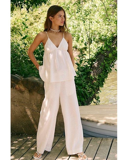 Free People Green Carmen Set By