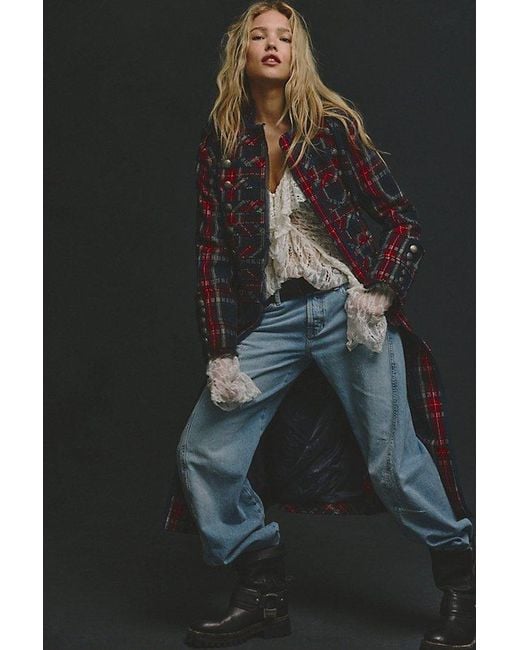 Free People Blue Ace Of Swords Duster Jacket