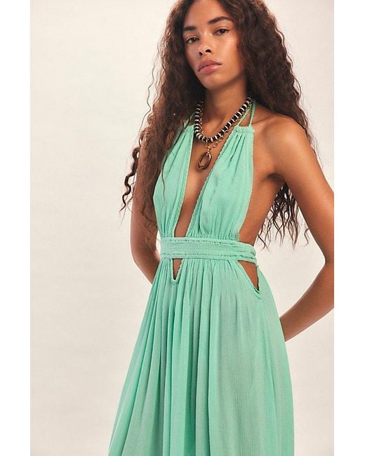 french halter dress DOLLY Elegant Caramel Brown French Style Sleeveless Halter Collar Long  Dinner Dress-PRIME (V)