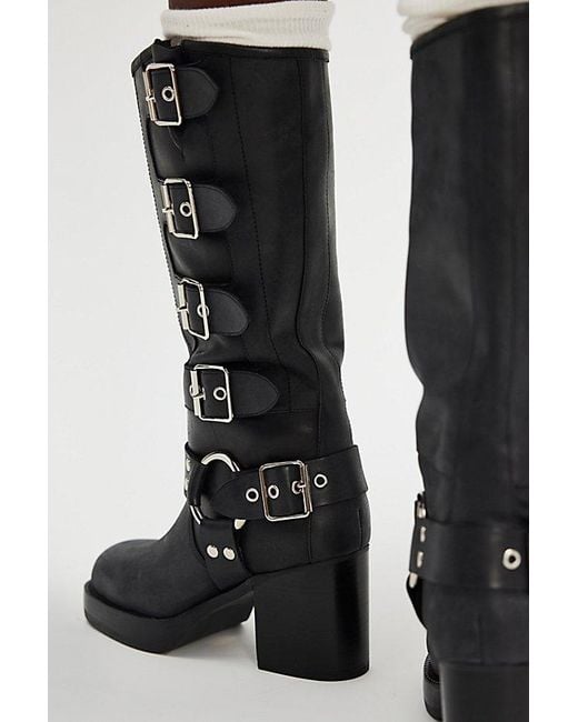 Jeffrey Campbell Black Buckle Up Ba