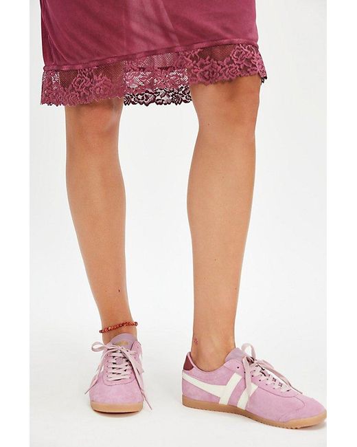 Gola Pink Bullet Suede Sneakers