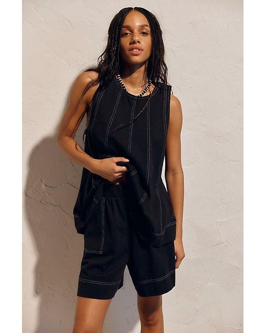 Free People Black Strada Co-Ord Set By