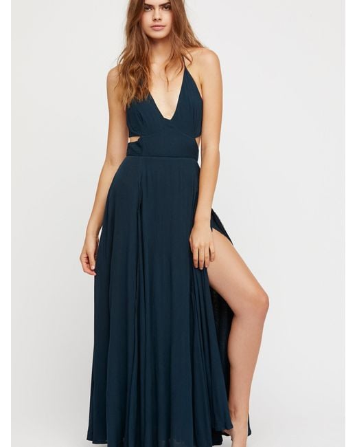 Free People Clothes Dresses Lille Maxi Dress in Blue