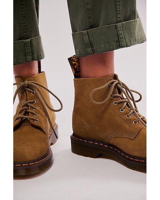 Dr. Martens Green 101 Lace Up Boots