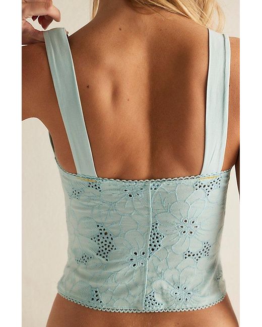 Intimately By Free People Green Ever Afternoon Triangle Cami By