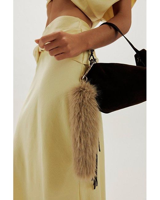 Free People Multicolor Fluffy Tail Bag Charm