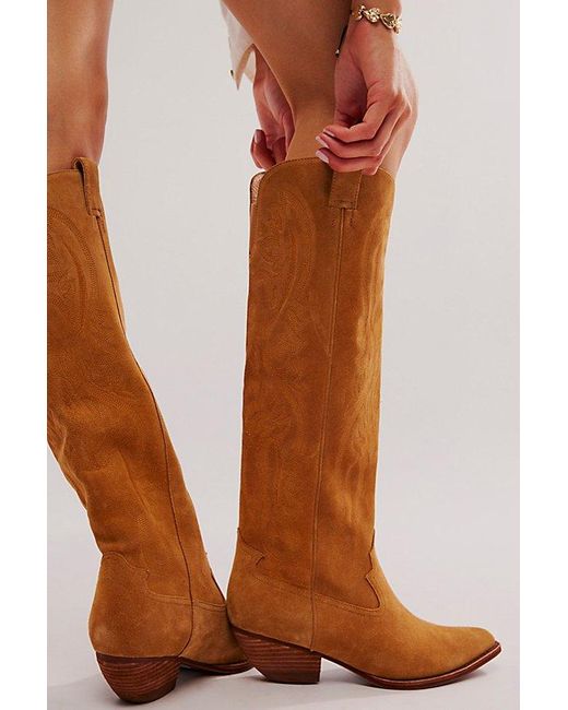 Jeffrey Campbell Brown Finn Tall Western Boots