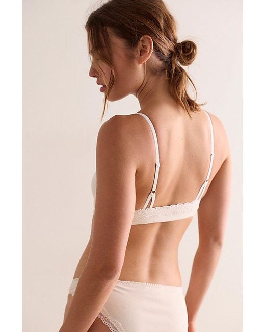 Intimately By Free People Brown Oh My Darling Scoop Neck Bralette By