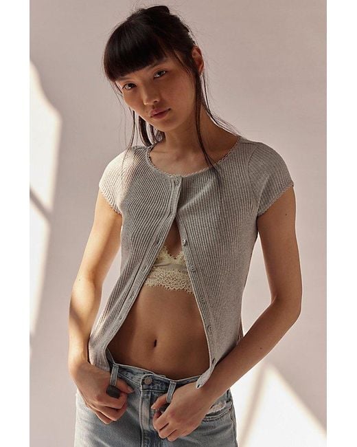 Free People Most Wanted Cardi in Brown | Lyst