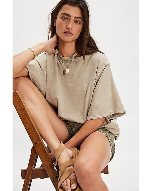 Free People Natural Next Level Tee