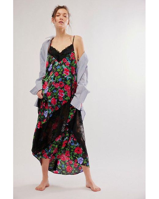 Intimately By Free People Multicolor First Date Printed Maxi Slip