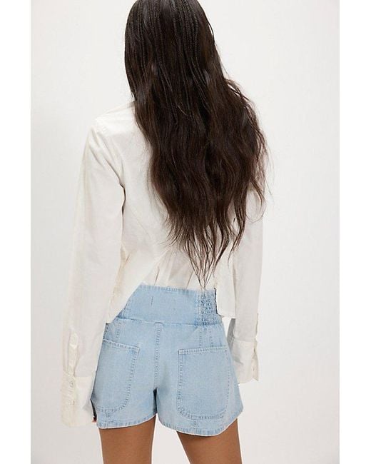 Free People Blue Luna Pull-On Shorts