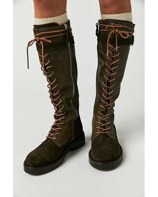 Free People Multicolor We The Free Bowden Lace Up Boots