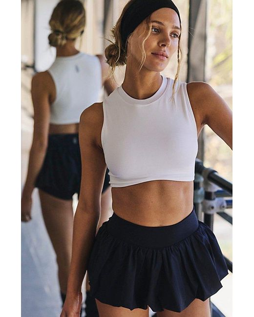 Fp Movement White Go To Smooth Cropped Muscle
