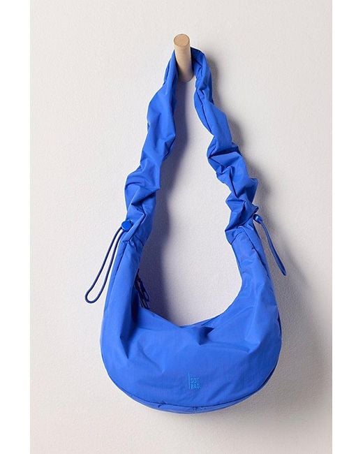 GotBag Blue Got Ruffle Moon Sling Bag By