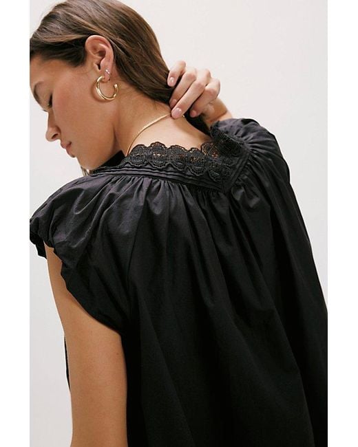 Free People Black Sundazed Mini Dress