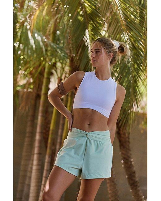 Fp Movement Green Retreat Yoga Shorts