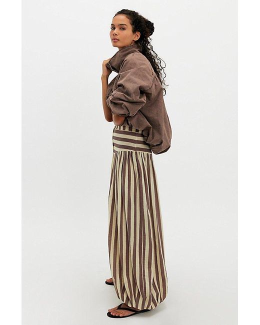 TACH Multicolor Nova Baggy Striped Balloon Pants