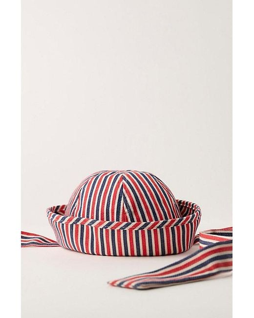 Free People Multicolor Striped Sailor Bucket Hat
