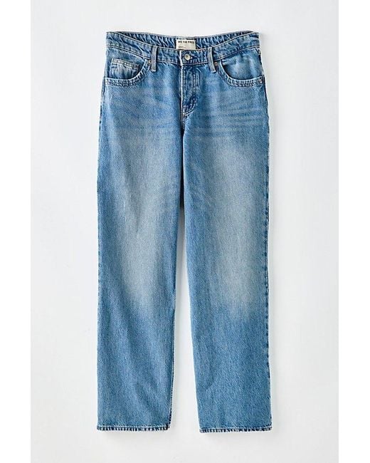 Free People Blue We The Free Tennessee Low-Rise Boyfriend Jeans