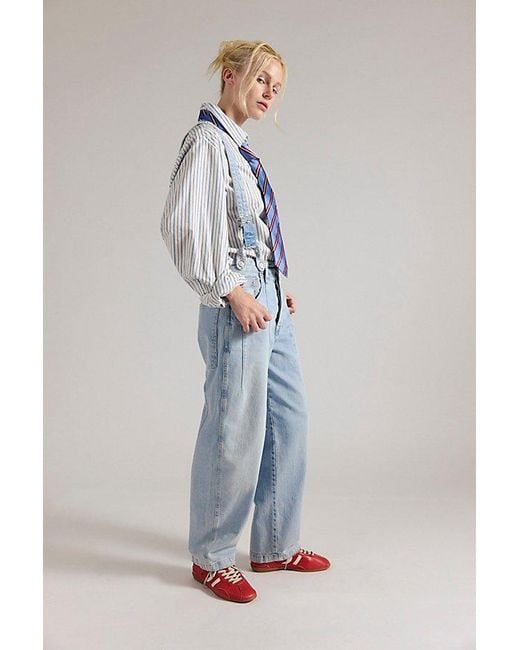 Free People Multicolor Berkley Suspender Jeans