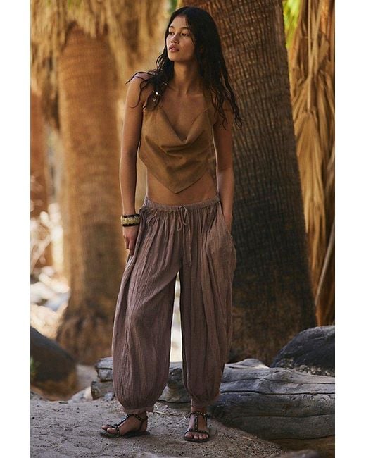 free-est Black Playa Party Balloon Pants By