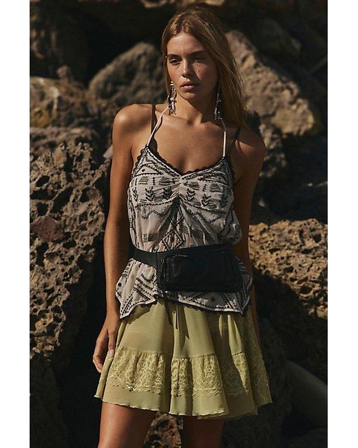 Free People Multicolor Over You Half Slip By