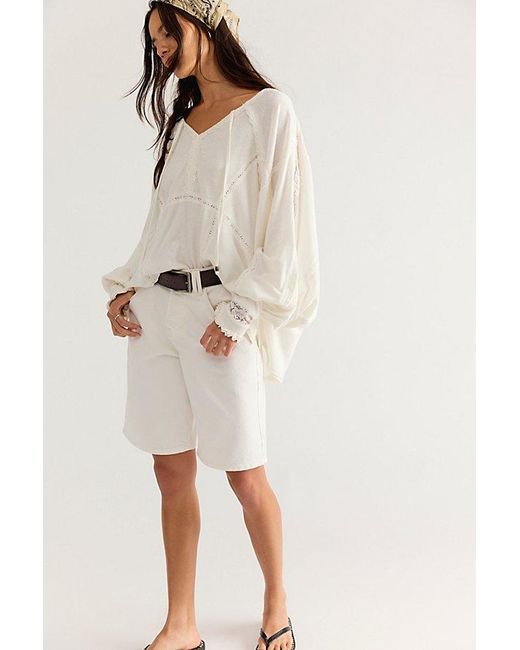 Free People Natural Mirabelle Blouse