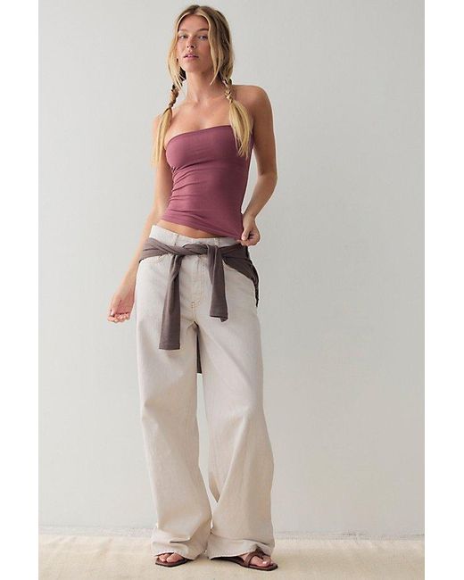 Intimately By Free People Purple The Carrie Tube Top By