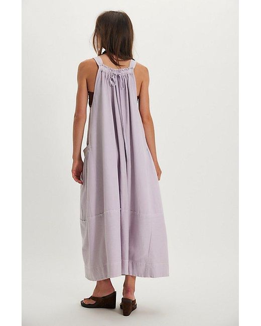 striped midi tank dress Knit Striped Tank Dress