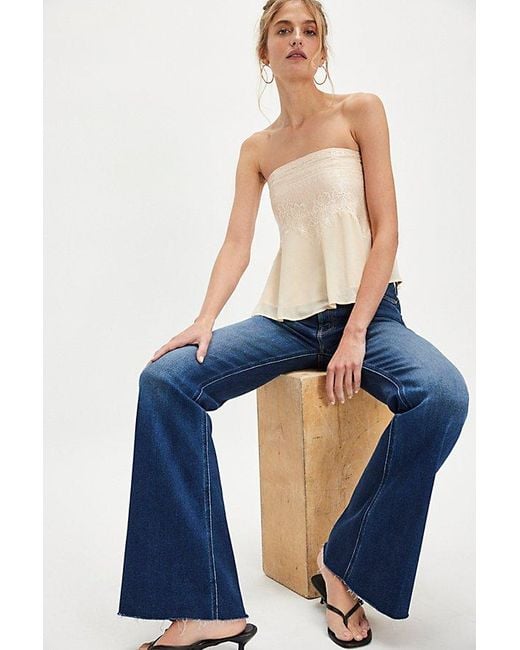 Mother Blue The Doozy Fray Jeans