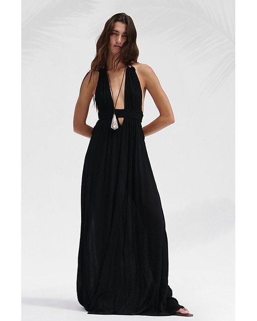free-est Black Look Into The Sun Maxi Dress