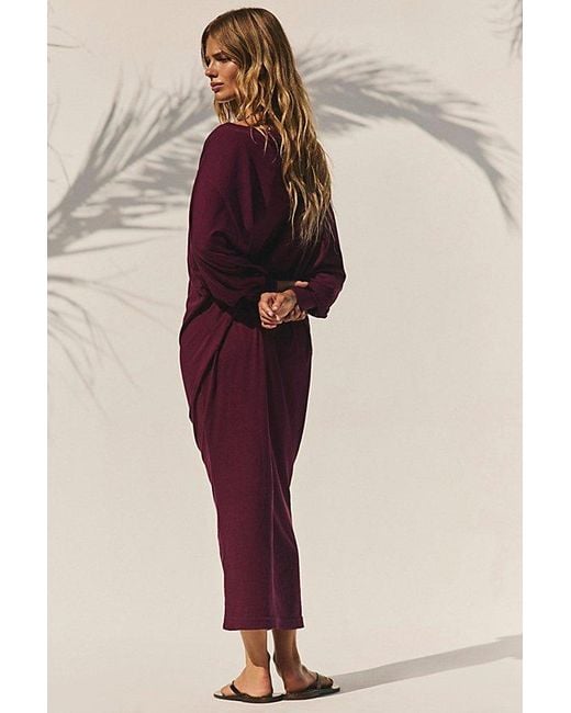 free-est Red Lifestyle Maxi Dress By