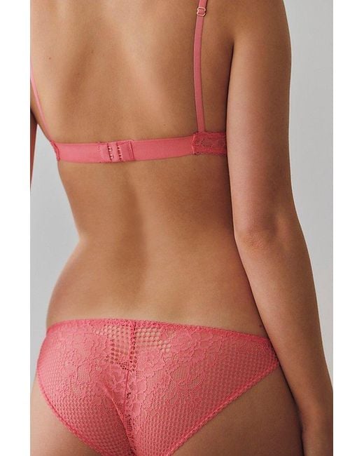 Intimately By Free People Multicolor Graphic Edge Lace French Bikini By