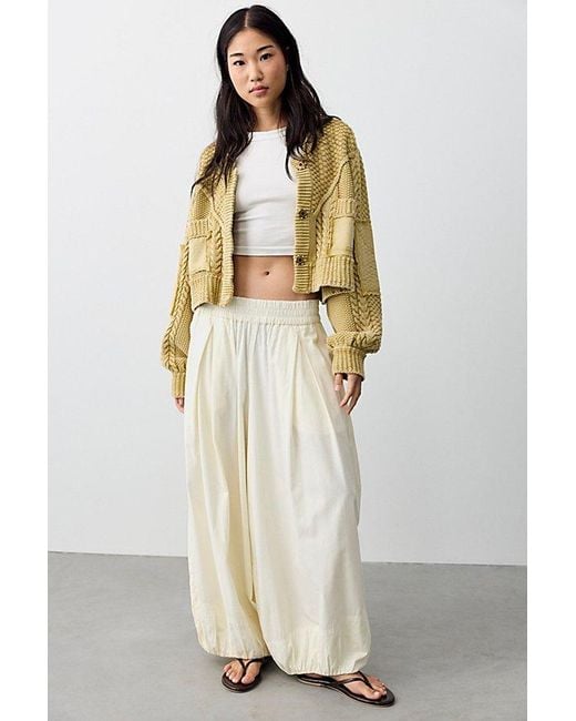 Free People Natural Sasha Cotton Cardi